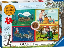 Ravensburger - 05444 - Stick Man - Four Seasons - 24 Piece Giant Floor Puzzle