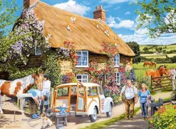 Ravensburger - 13615 - The Country Cottage (Trevor Mitchell) - 100 Large Piece
