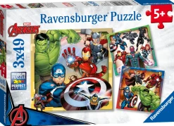 Ravensburger - 08040 - The Mighty Avengers - 3 x 49 Piece Puzzles