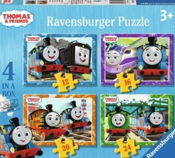 Ravensburger - 03138 - Thomas & Friends - Fast Friends - 1 x 12, 1 x 16, 1 x 20, 1 x 24 Piece Puzzles
