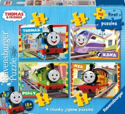Ravensburger - 03166 - Thomas and Friends - 1 x 2, 1 x 3, 1 x 4, 1 x 5 Piece Puzzles
