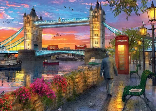 Ravensburger - 15033 - Tower Bridge at Sunset (Dominic Davison) - 1000 Piece