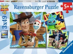 Ravensburger - 08067 - Toy Story 4 - In It Together - 3 x 49 Piece Puzzles