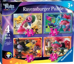 Ravensburger - 05059 - Trolls World Tour - 1 x 12, 1 x 16, 1 x 20, 1 x 24 Piece Puzzles