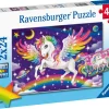 Ravensburger - 05677 - Unicorn and Pegasus - 2 x 24 Piece Puzzles