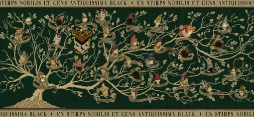 Ravensburger - 17299 - Wizarding World/Harry Potter - Black Family Tree - 2000 Piece Panoramic