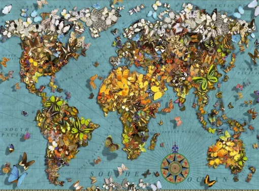 Ravensburger - 15043 - World of Butterflies (Garry Walton) - 500 Piece