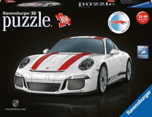 Ravensburger -12528 - Porsche 911R - 108 Piece 3D