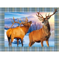 Sawley Fine Arts - JP010 - Red Deer Stags - 1000 Piece