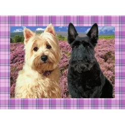 Sawley Fine Arts - JP025 - Westie and Scottie - 1000 Piece