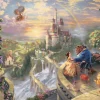 Schmidt - 59475 - Beauty and the Beast Falling in Love (Thomas Kincade) - 1000 Piece
