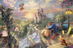 Schmidt - 59475 - Beauty and the Beast Falling in Love (Thomas Kincade) - 1000 Piece