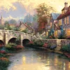 Schmidt - 57466 - Cobblestone Brooke (Thomas kincade) - 1000 piece