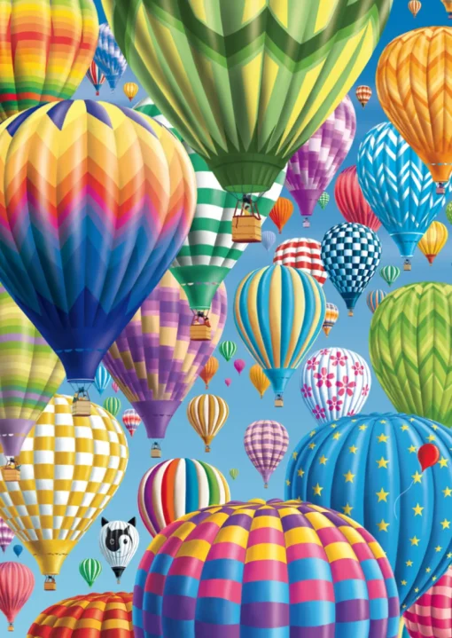 Schmidt - 58286 - Colorful Balloons in the Sky - 1000 Piece