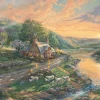 Schmidt - 59774 - Daybreak at Emerald Valley (Thomas Kincade) - 1000 Piece
