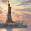 Schmidt - 59498 - Dedicated to Liberty (Thomas Kincade) - 1000 Piece Glow in the Dark