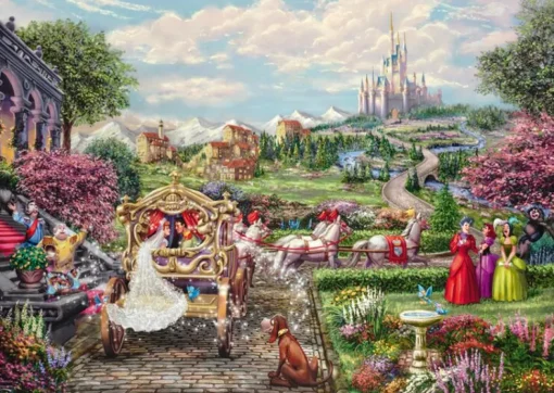 Schmidt - 58038 - Disney - Cinderella Happily Ever After (Thomas Kincade) - 1000 Piece