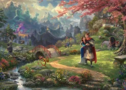 Schmidt - 88354 - Disney - Mulan Blossoms of Love (Thomas Kincade Studio) - 1000 Piece