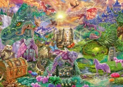 Schmidt - 58966 - Enchanted Dragon Kingdom (Steve Sundram) - 1000 Piece