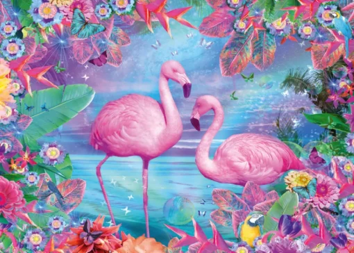 Schmidt - 58342 - Flamingoes (Alixandra Mullins) - 500 Piece