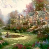 Schmidt - 57453 - Gardens Beyond Spring Gate (Thomas Kincade) - 2000 Piece