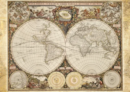Schmidt - 58178 - Historical Map of the World - 2000 Piece