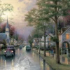 Schmidt - 58441 - Hometown Morning (Thomas Kincade) - 1000 piece