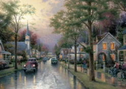 Schmidt - 58441 - Hometown Morning (Thomas Kincade) - 1000 piece
