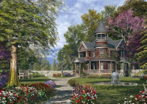 Schmidt - 59617 - Manor House with Tower (Dominic Davison) - 1000 Piece