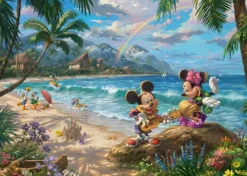 Schmidt - 57528 - Mickey & Minnie in Hawaii (Thomas Kincade) - 1000 Piece