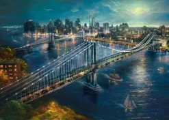 Schmidt - 58782 - Moonlight over Manhattan (Thomas Kincade) - 2000 Piece