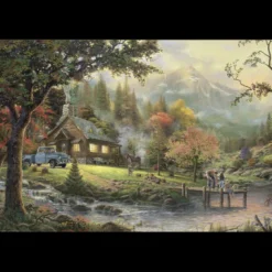 Schmidt - 58465 - Peaceful Moments (Thomas Kincade) - 500 Piece
