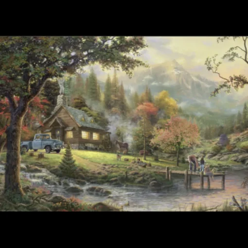 Schmidt - 58465 - Peaceful Moments (Thomas Kincade) - 500 Piece