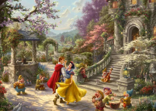 Schmidt - 59625 - Snow White Dancing in the Sunlight (Thomas Kincade) - 1000 Piece