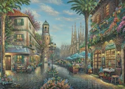 Schmidt - 58780 - Spanish Cafe (Thomas Kincade) - 1000 Piece