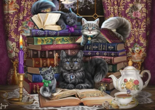 Schmidt - 57534 - Storytime Cats (Brigid Ashwood) - 1000 Piece