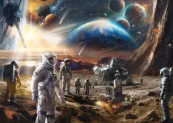 Schmidt - 58537 - The Final Frontier, Space Exploration (Michele Farella) - 1000 Piece