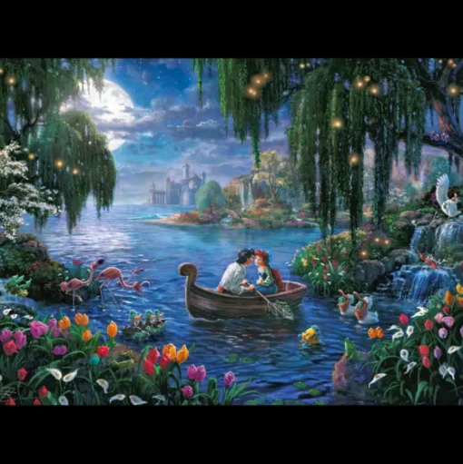 Schmidt - 57370 - The Little Mermaid and Prince Eric (Thomas Kincade)- 1000 Piece
