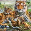 Schmidt - 58986 - Tiger and Cubs (Adrian Chesterman) - 1000 Piece