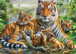 Schmidt - 58986 - Tiger and Cubs (Adrian Chesterman) - 1000 Piece