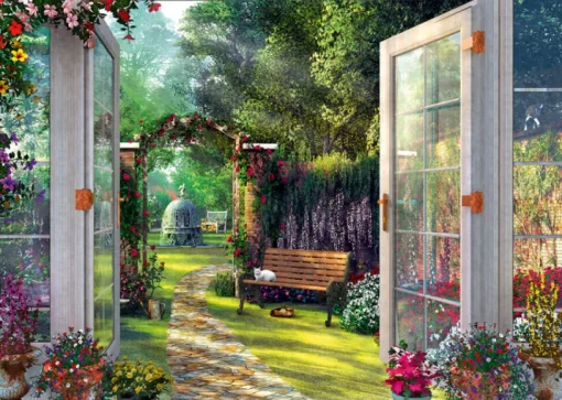 Schmidt - 59592 - View of the Enchanted Garden ((Dominic Davison) - 1000 Piece