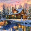 Springbok - 34-10909 - Rocky Mountain Christmas (Dominic Davison) - 1000 piece (Unusual Shaped Pieces)