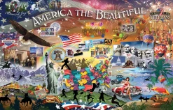 Sunsout - 51720 - An American Collage (Evie Cook) - 1000 Piece
