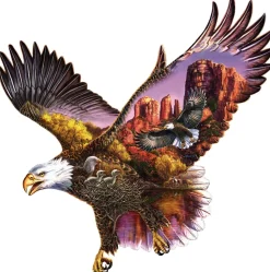 Sunsout - 90240 - Ancient Guardian (James A. Meger) - 1000 Piece Shaped Puzzle