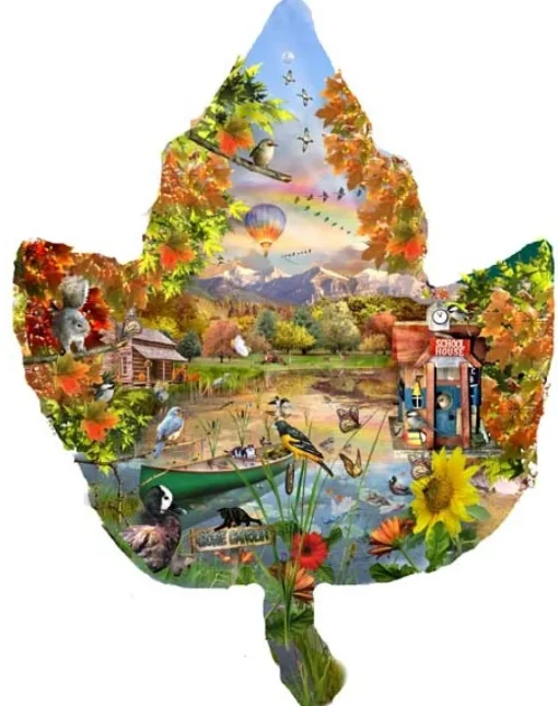 Sunsout - 95298 - Autumn Shoreline - 1000 Piece Shaped