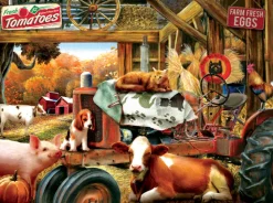 Sunsout - 28824 - Barn House Meeting (Tom Wood) - 1000 Piece