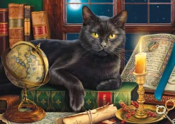 Sunsout - 42906 - Black Cat by Candlelight - 500 XL Piece