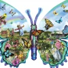 Sunsout - 95056 - Butterfly Farm (Lori Schory) - 1000 Piece Shaped Puzzle