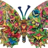 Sunsout - 96127 - Butterfly Menagerie (Aimee Stewart) - 1000 Piece Shaped Puzzle