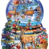 Sunsout - 97182 - Christmas Snow Globe (Adrian Chesterman) - 1000 Piece Shaped Puzzl;e